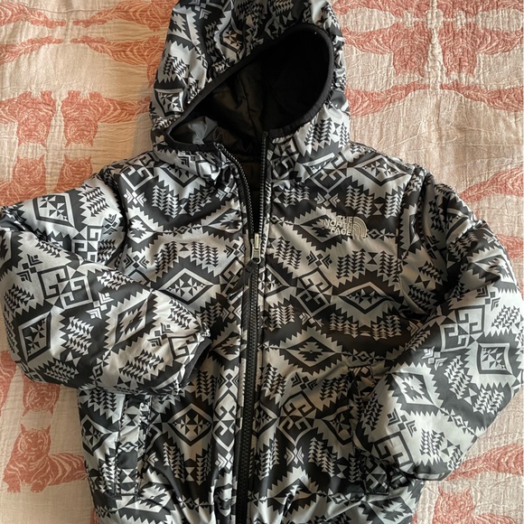 Kids North-face Perrito Reversible Coat size 5 - Picture 1 of 4